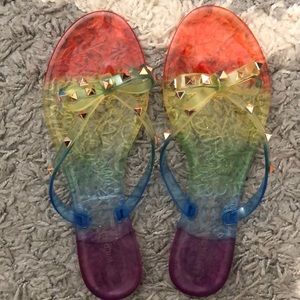 Colorful flip flop